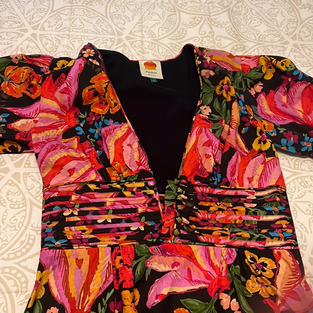 Farm rio dress size small. Never worn.